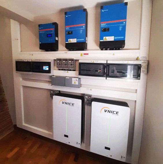 Vnice Power 20kWh Lithium ion Battery Powerwall For Off Grid Solar System